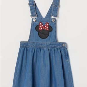 Disney H&M Girls Overall Dress